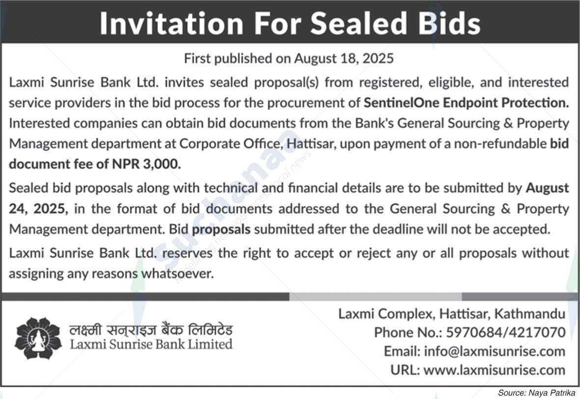 Laxmi Sunrise Bank Limited