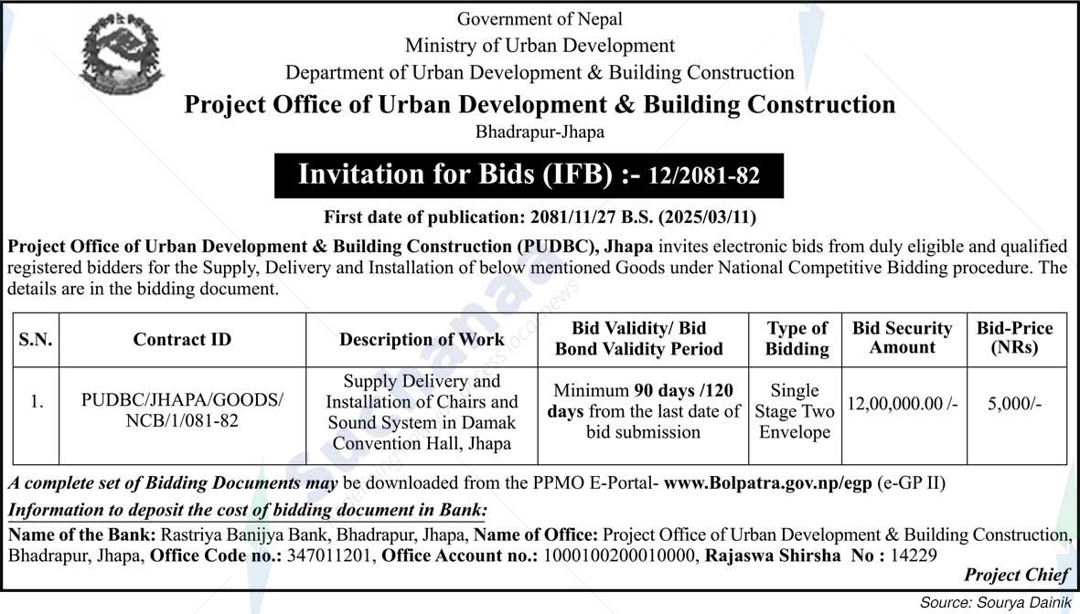 Project Office of Urban Development & Building Construction