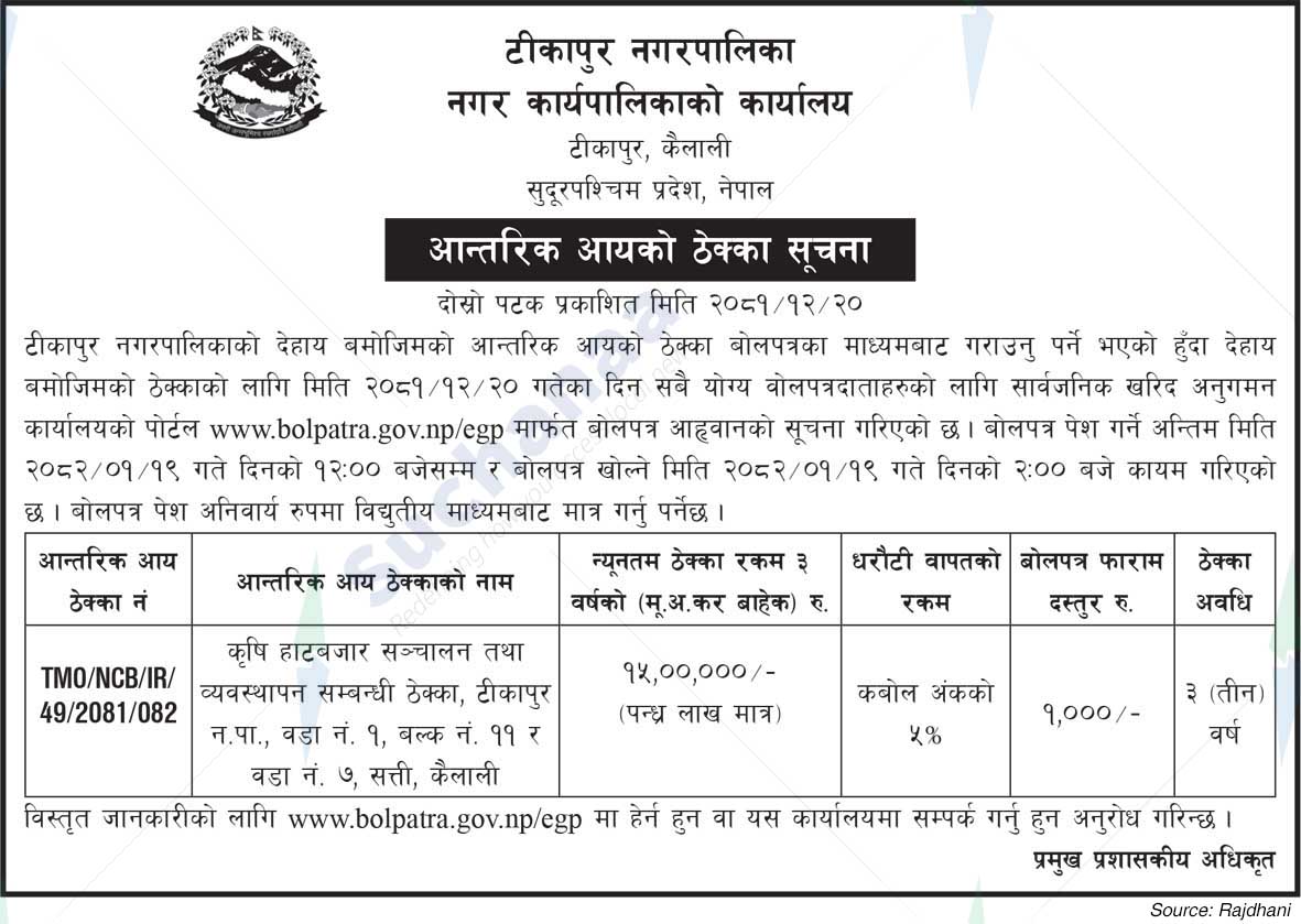 Tikapur Municipality