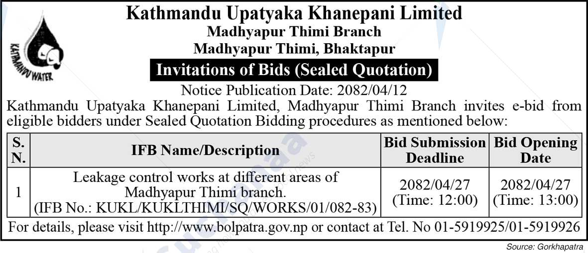 Kathmandu Upatyaka Khanepani Limited
