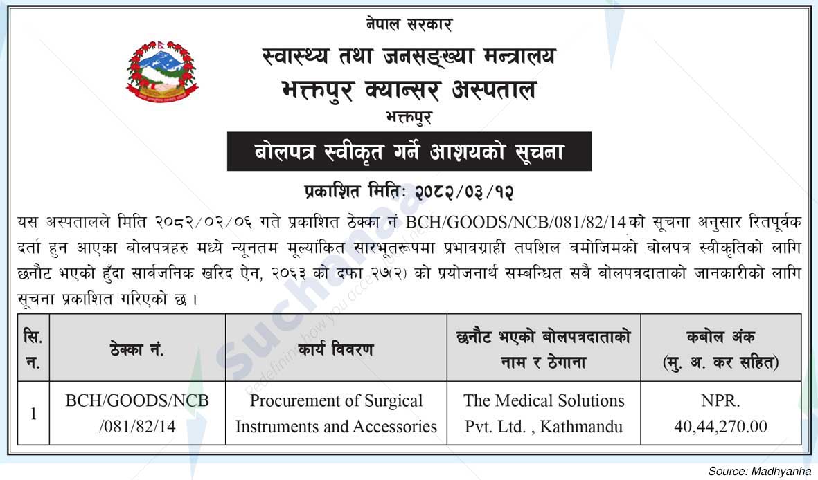 Bhaktapur Cancer Hospital