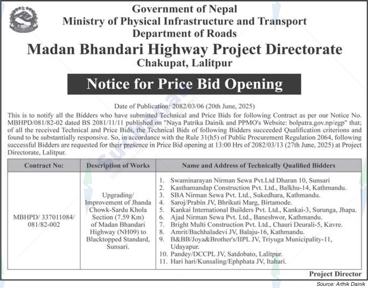 Madan Bhandari Highway Project