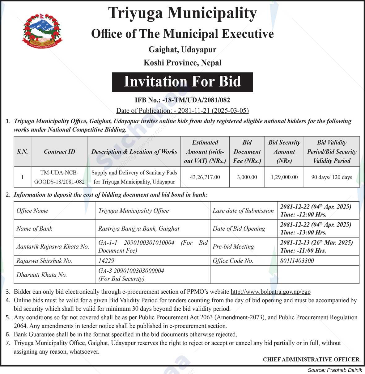 Triyuga Municipality