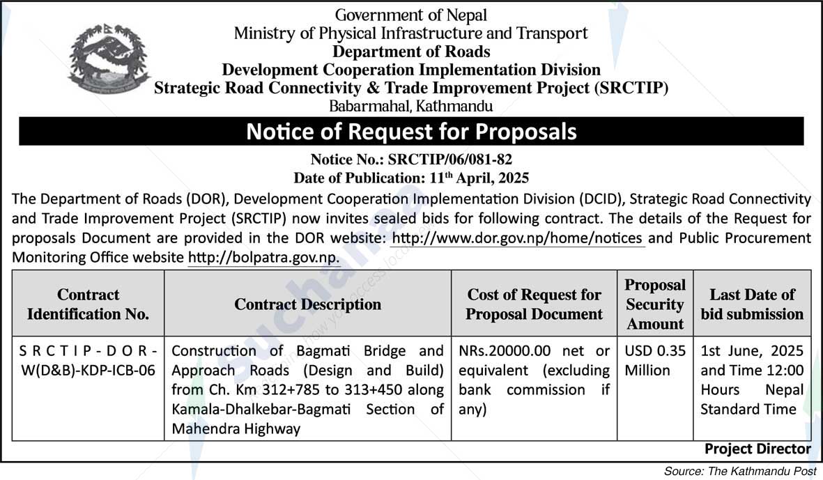 Strategic Road Connectivity & Trade Improvement Project (SRCTIP)