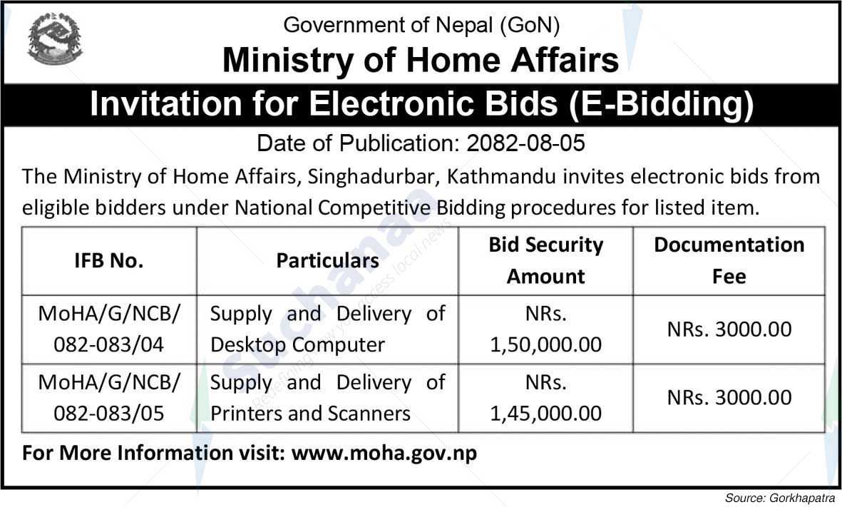 Ministry of Home Affairs