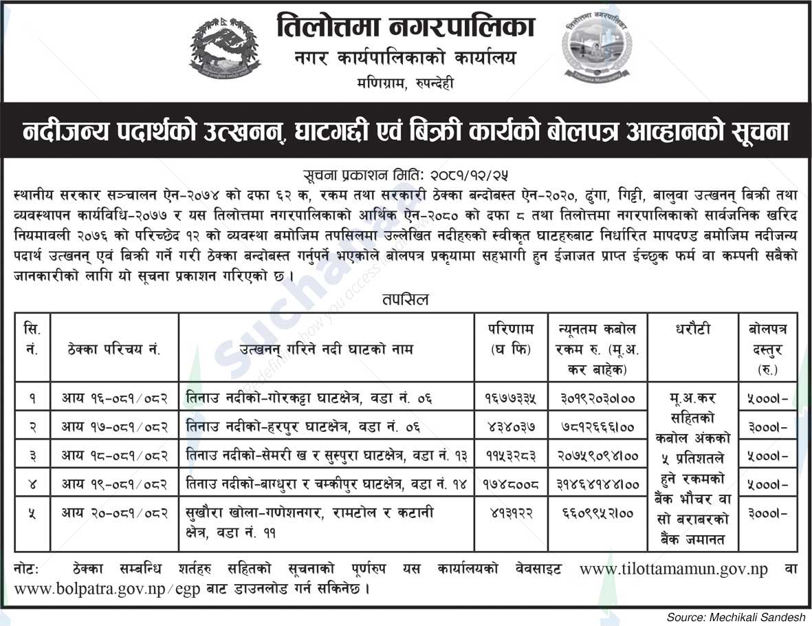 Tilottama Municipality