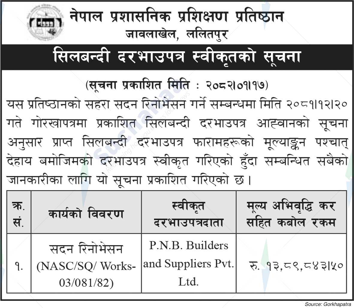 Nepal Administrative Staff College