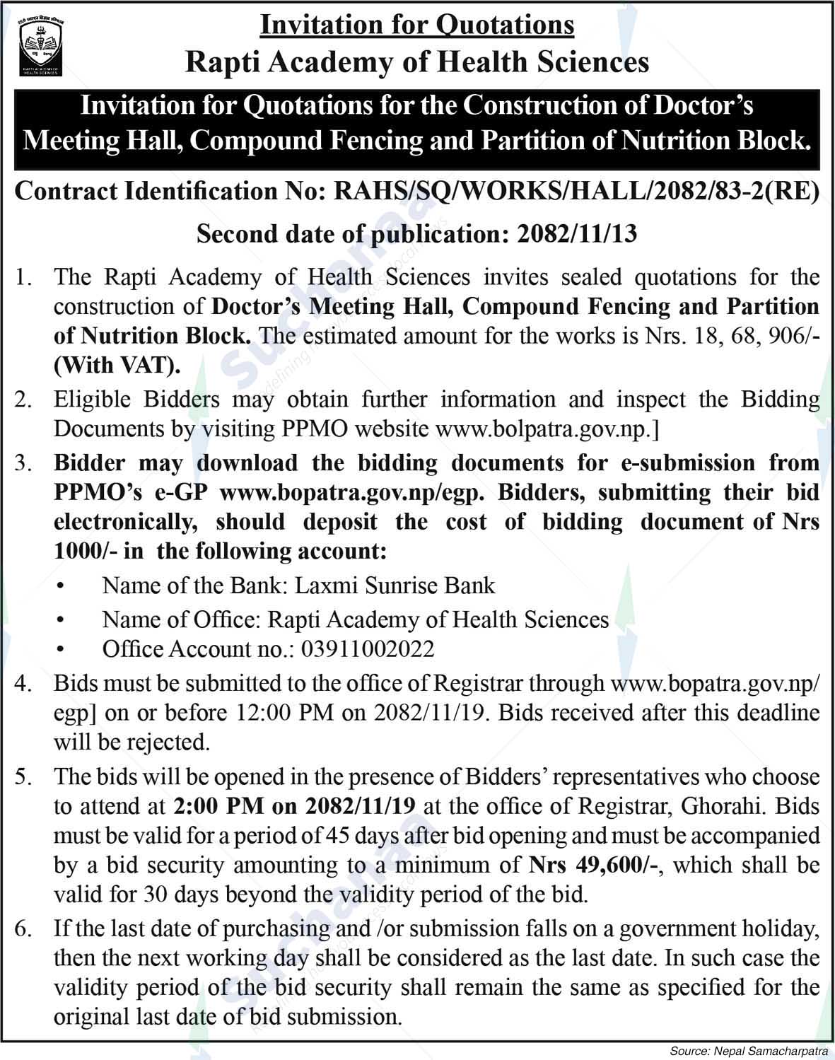 Rapti Academy of Health Sciences