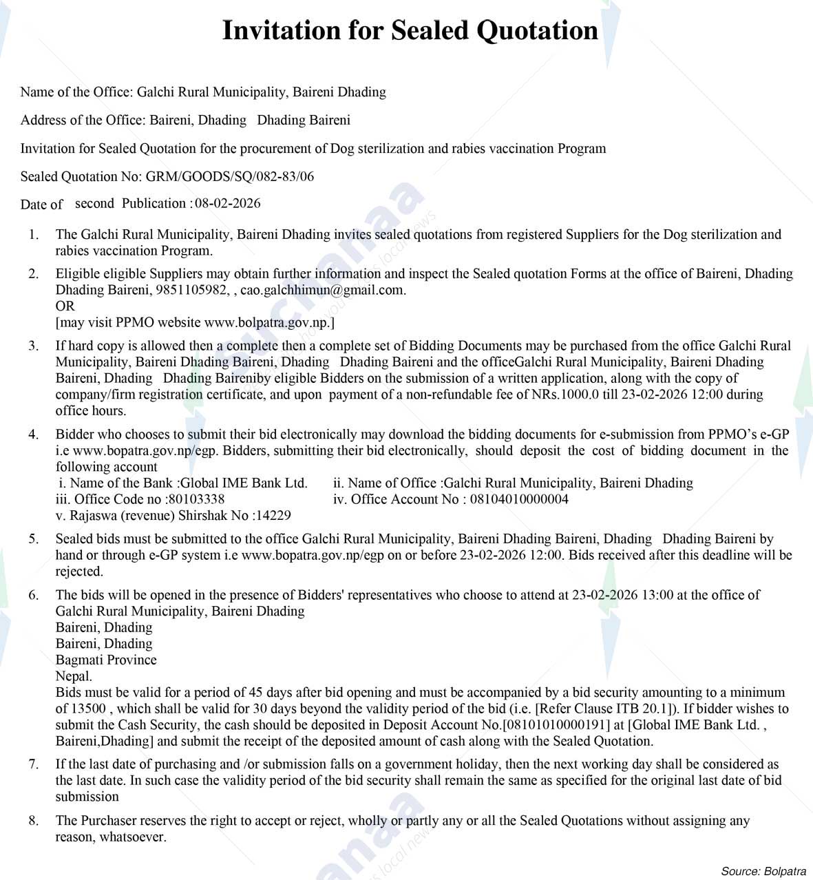 Galchhi Rural Municipality