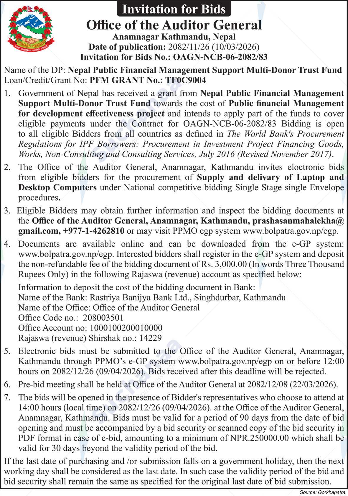 Office of the Attorney General, Nepal