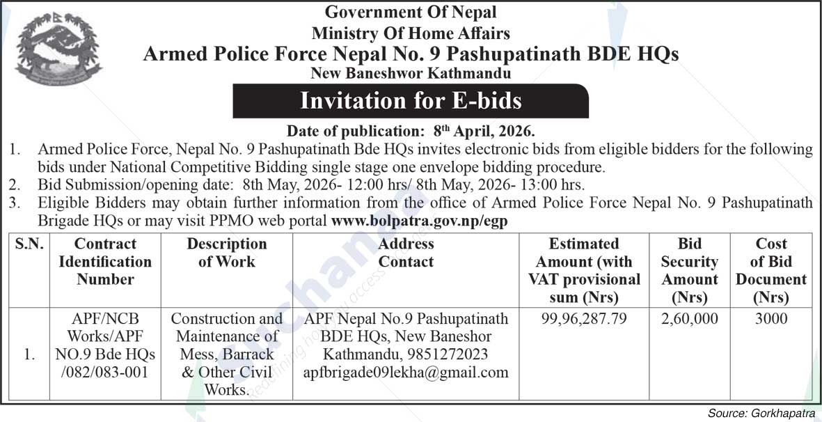 Armed Police Force, Kathmandu