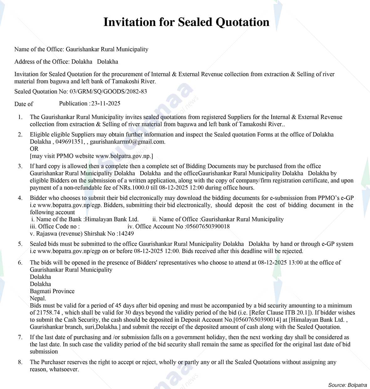 Gaurishankar Rural Municipality