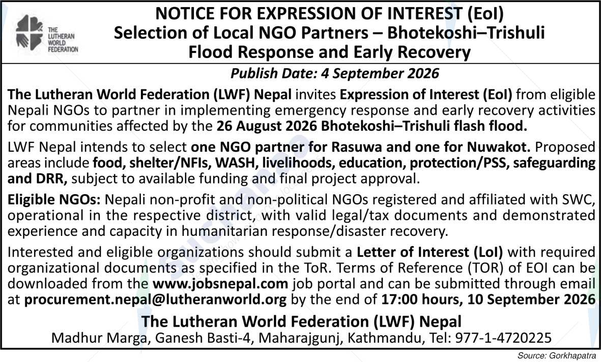 Lutheran World Federation (LWF) Nepal