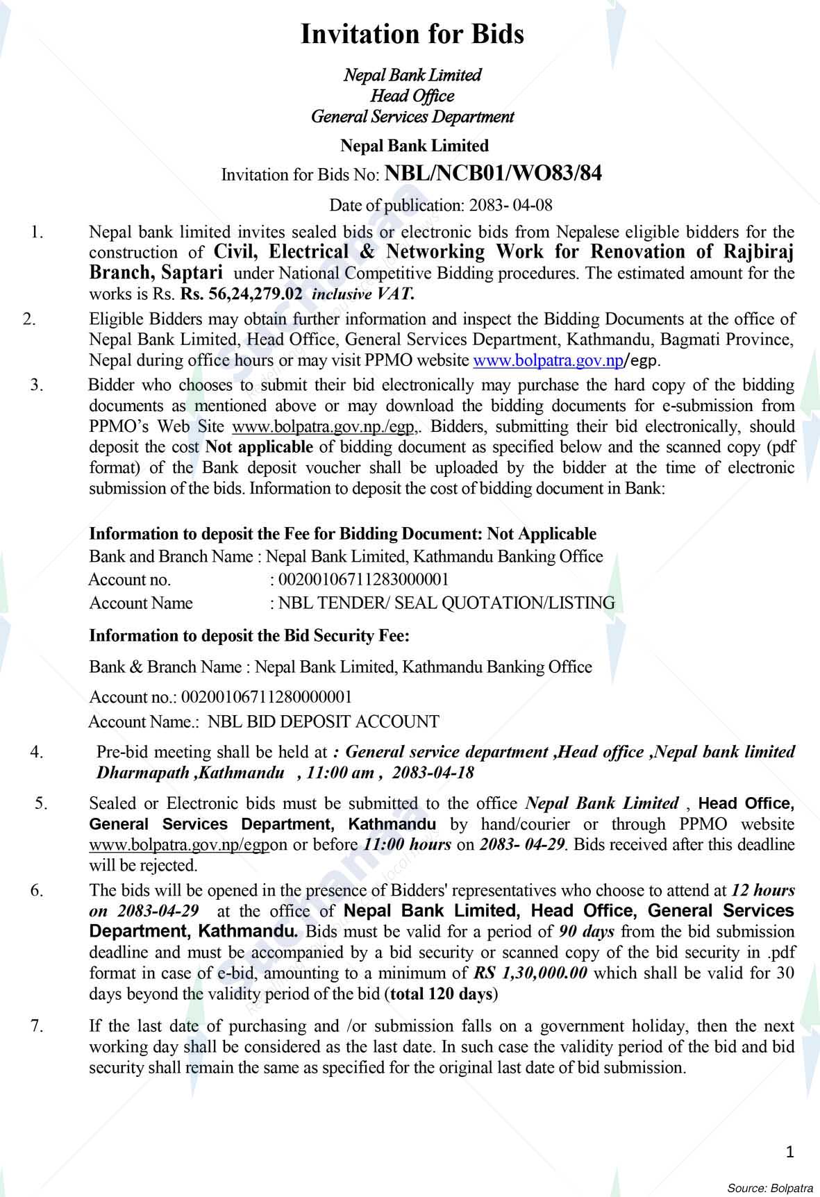 Nepal Bank Limited