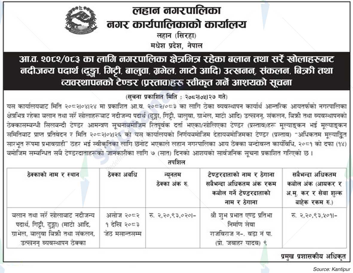 Lahan Municipality