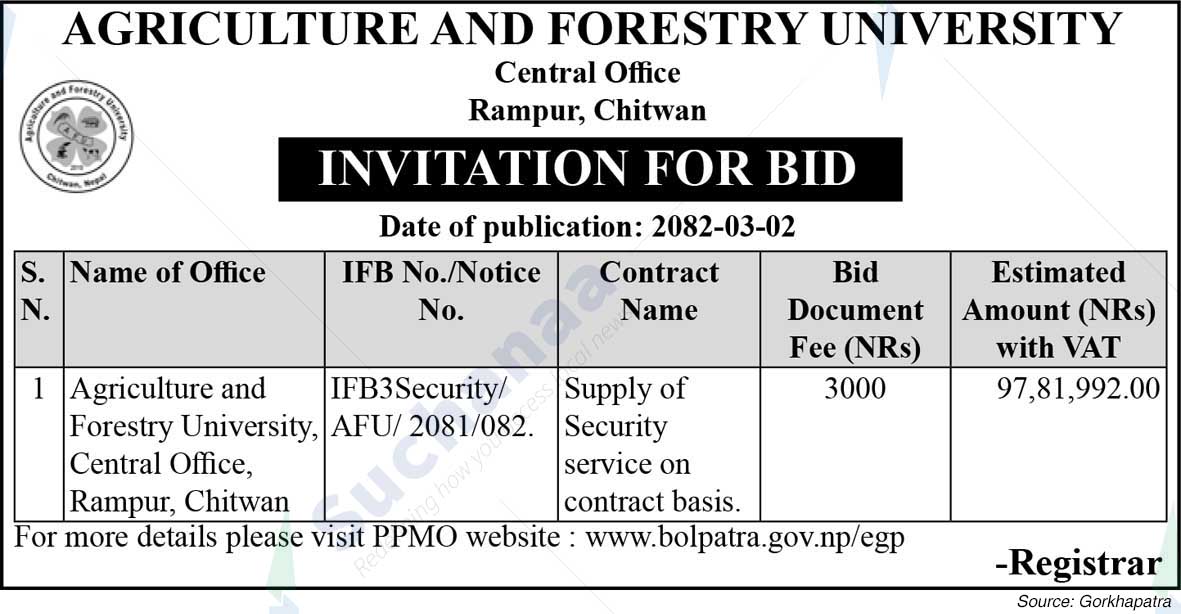Agriculture and Forestry University