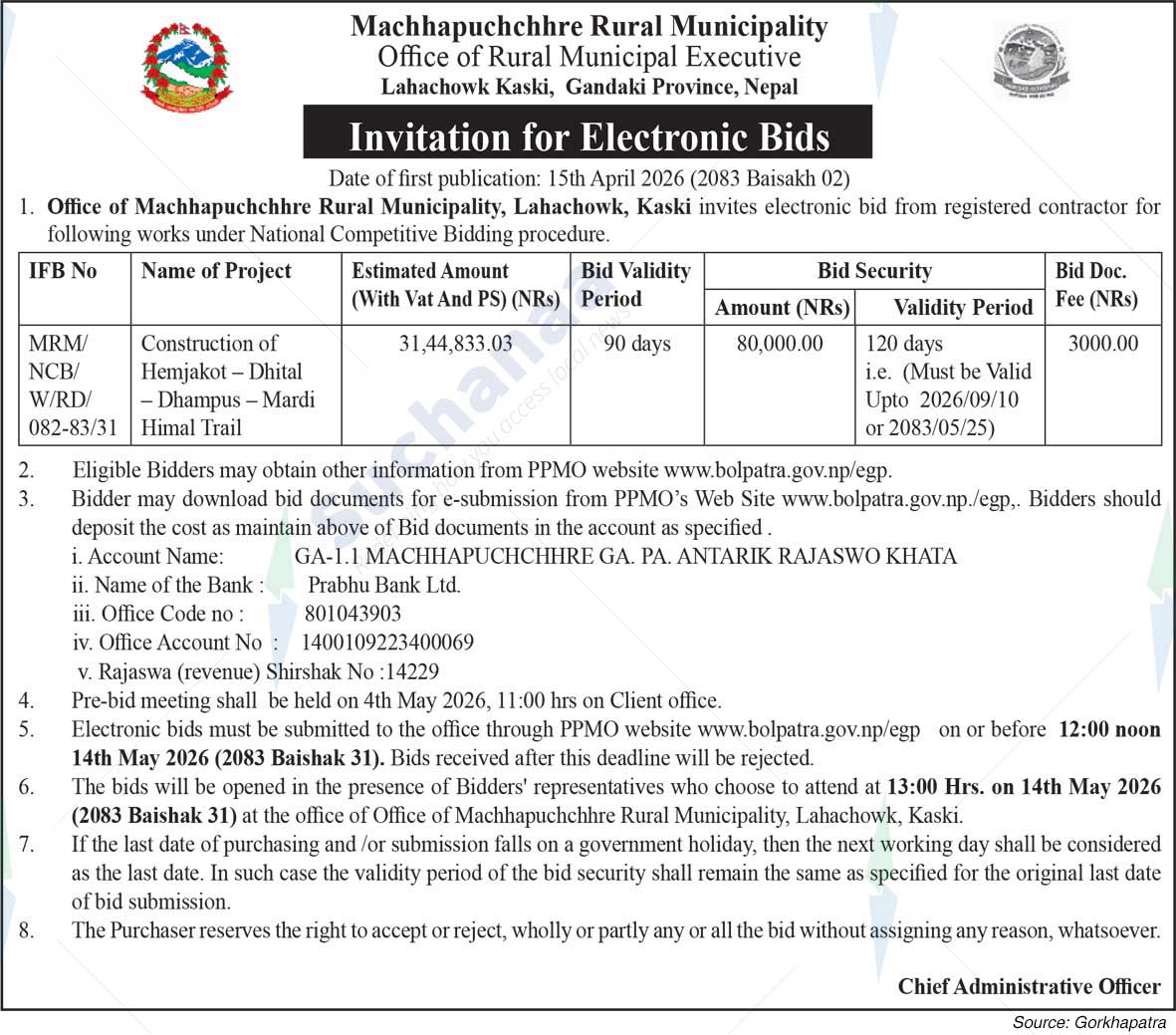 Machhapuchchhre Rural Municipality