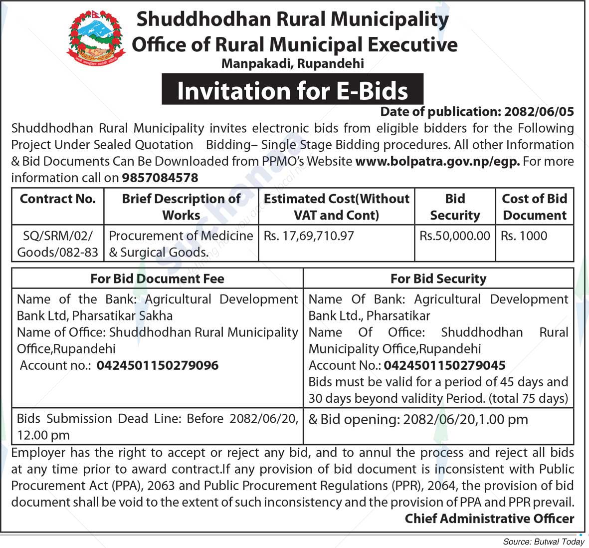 Shuddhodhan Rural Municipality