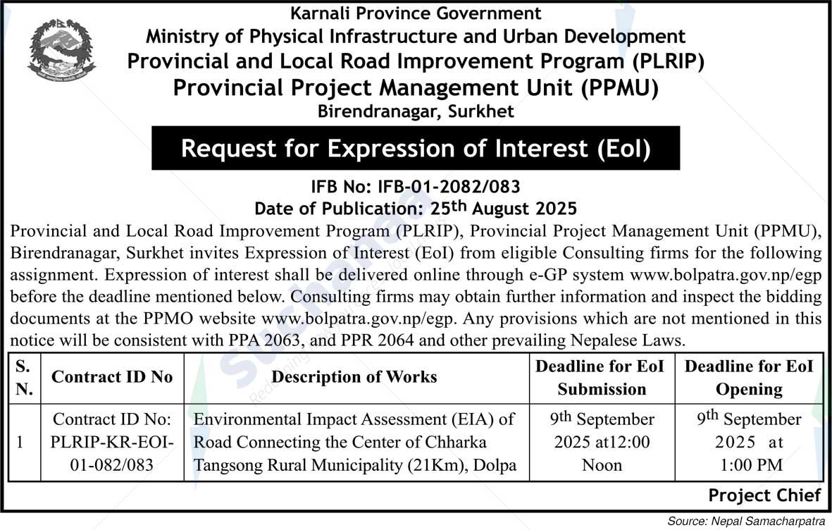 Provincial Project Management Unit (PPMU), Surkhet