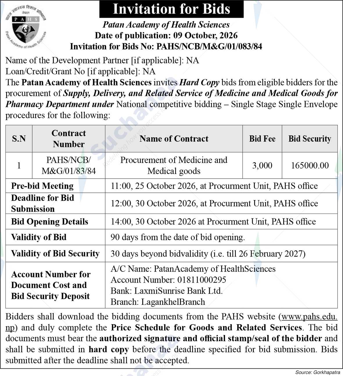 Patan Academy of Health Sciences