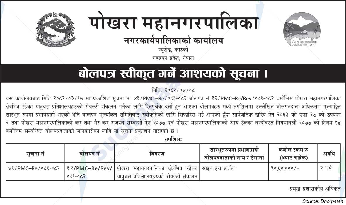 Pokhara Metropolitan CIty