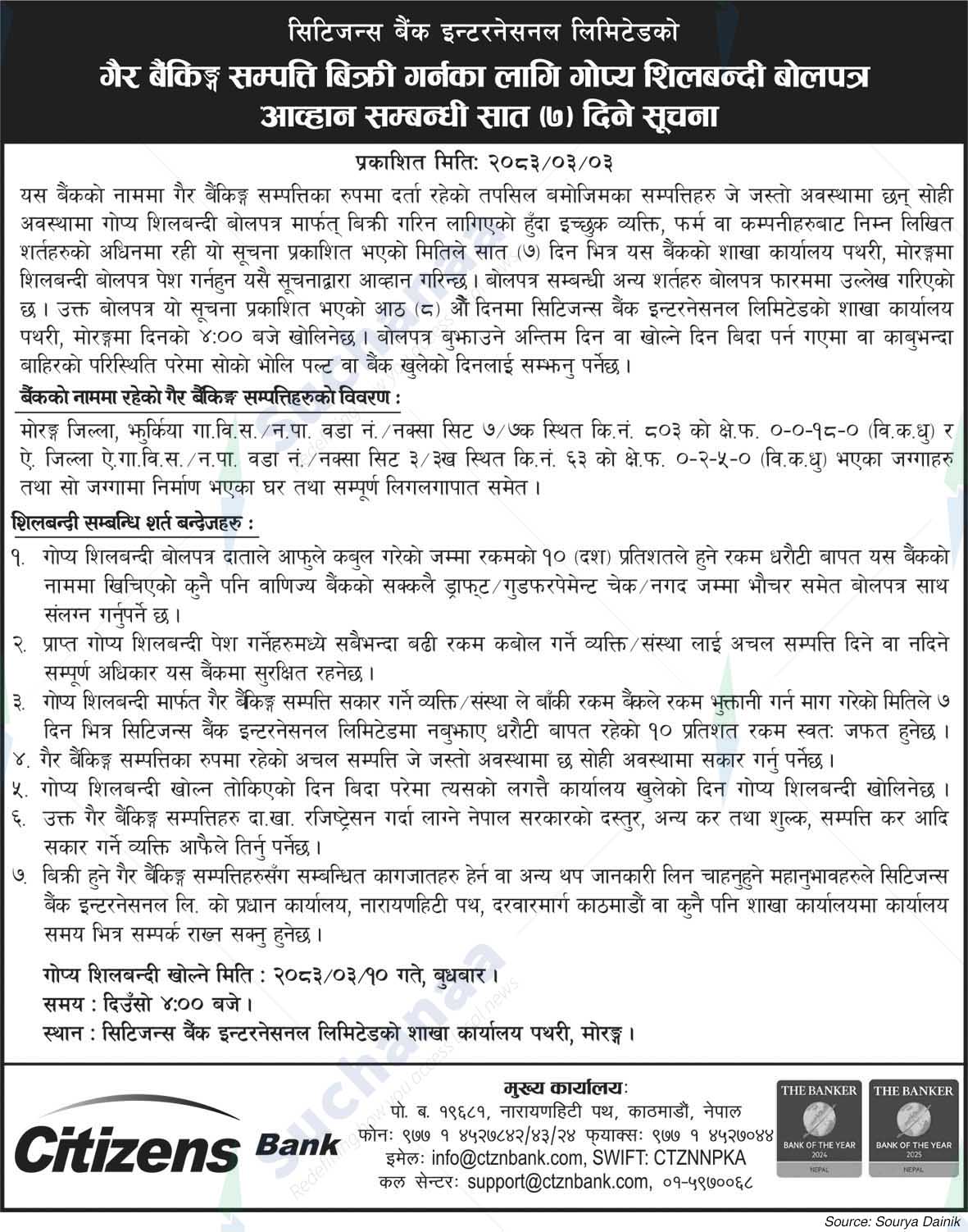Citizens Bank International Limited
