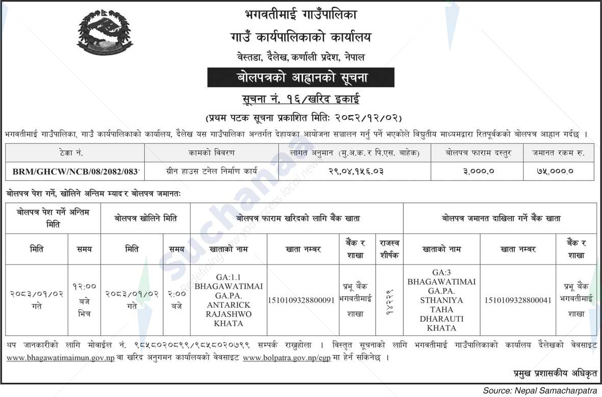 Bhagwatimai Rural Municipality
