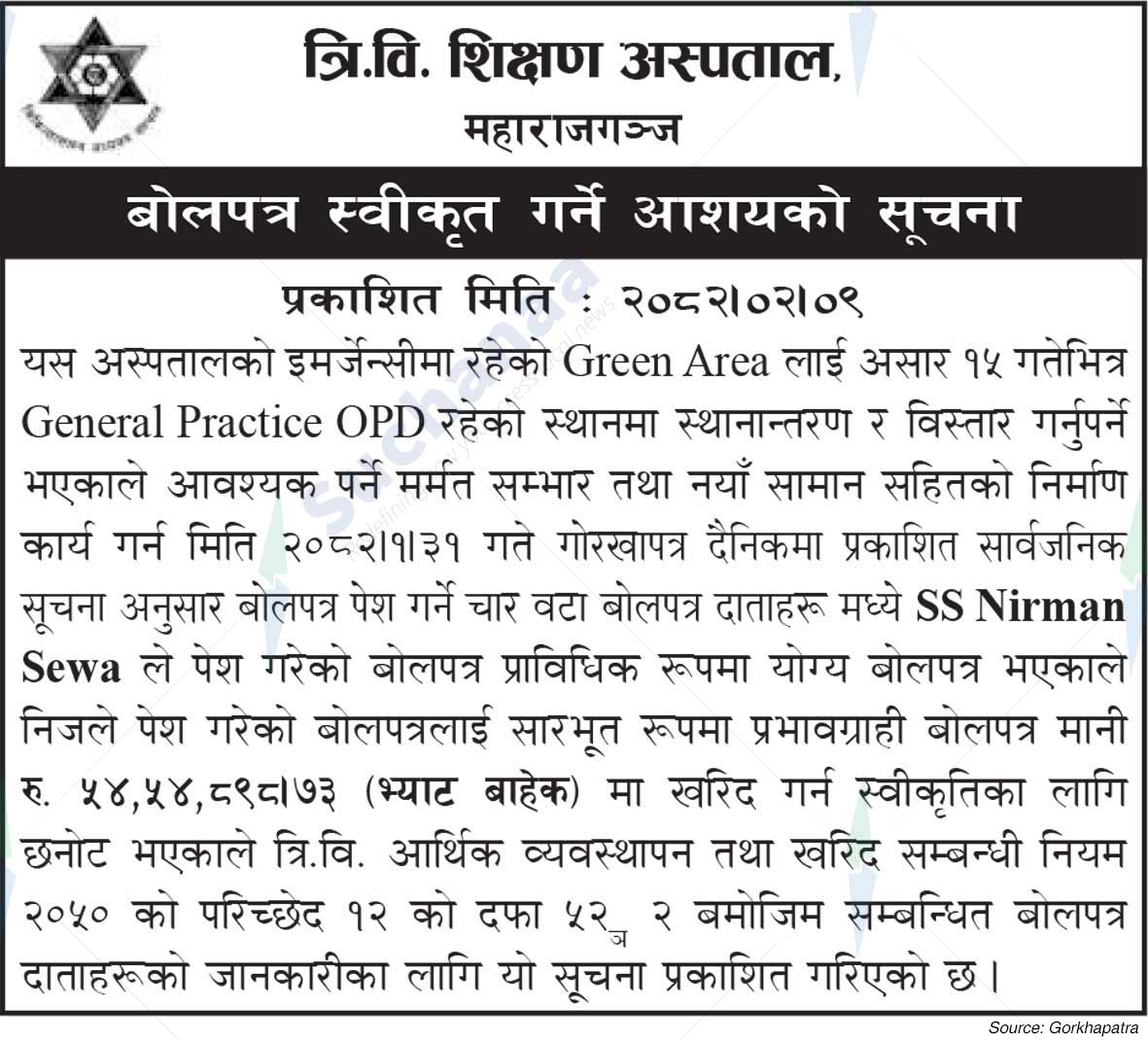 Tribhuvan University Teaching Hospital