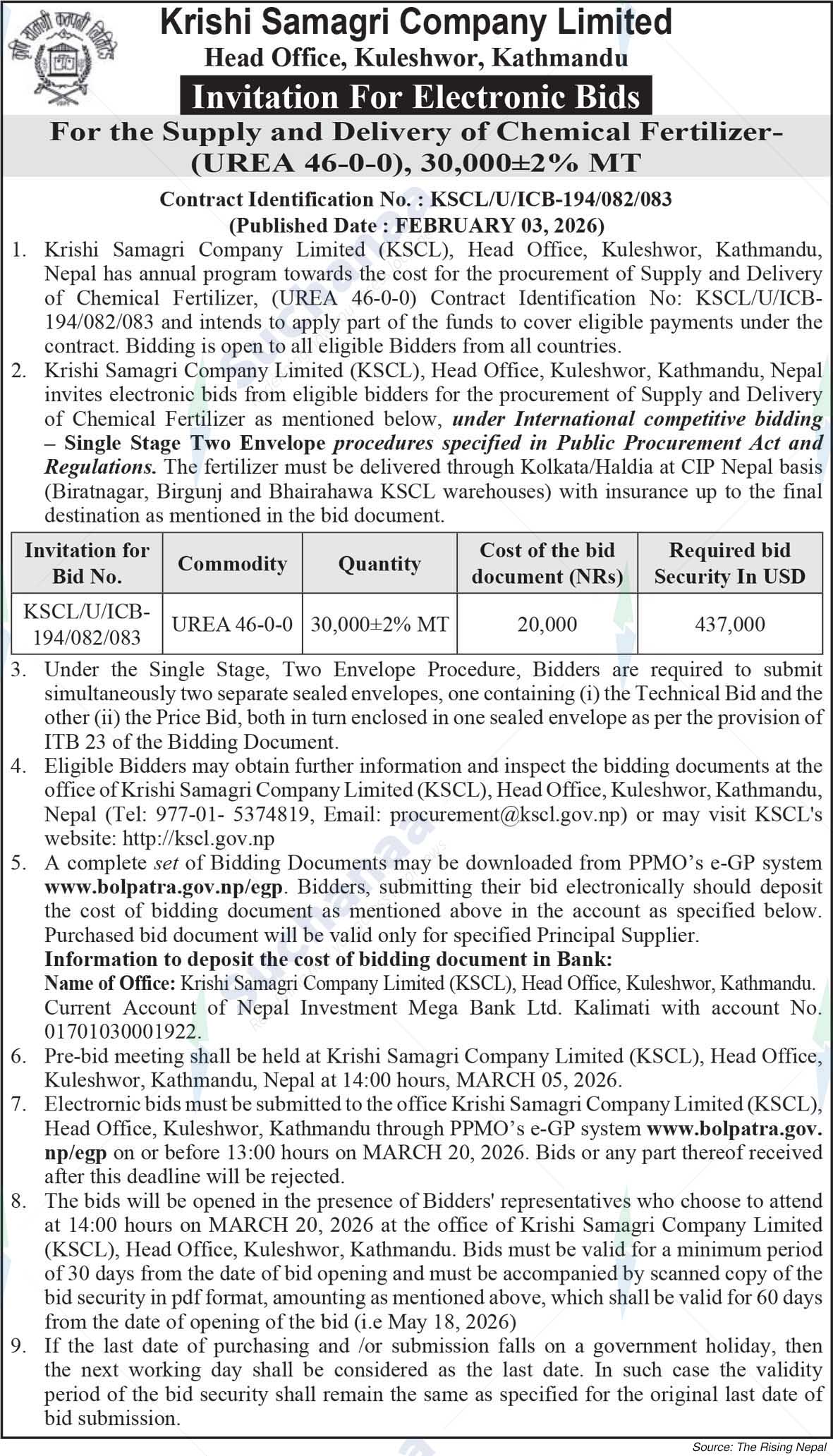 Krishi Samagri Company Limited