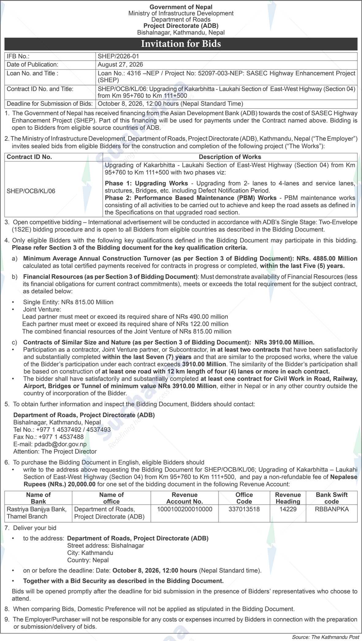 Ministry of Infrastructure Development