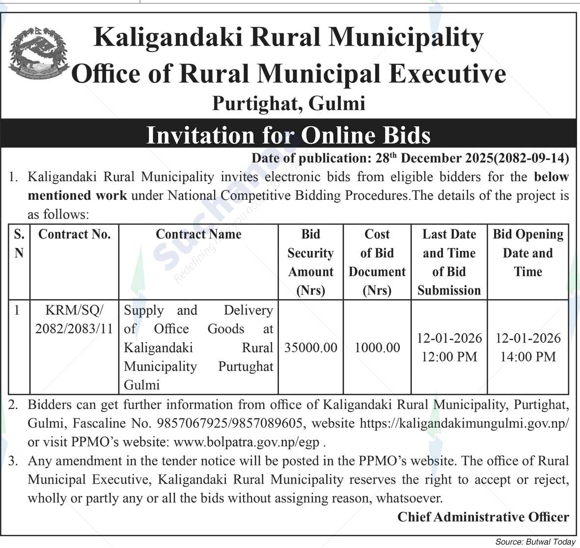 Kaligandaki Rural Municipality