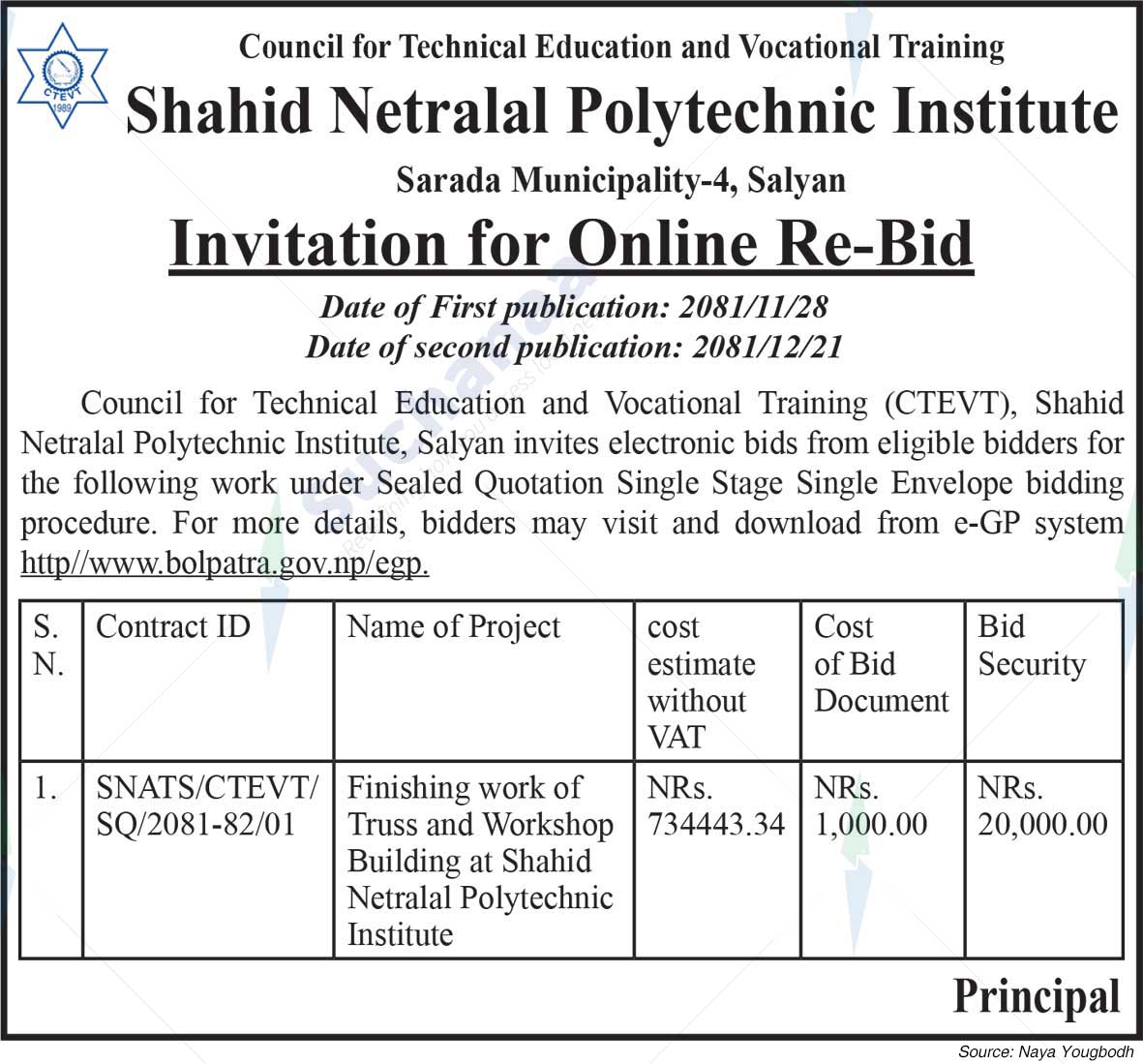Shahid Netralal Polytechnic Institute