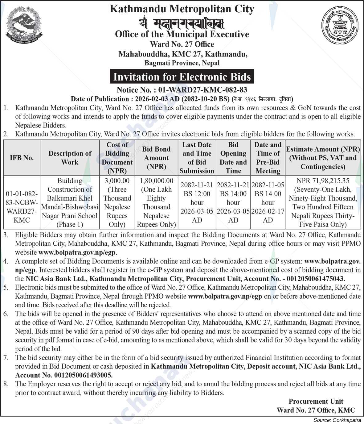 Kathmandu Metropolitan City