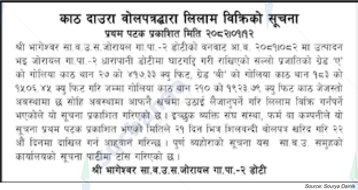 Bhageshwar Saa.Wa.Wo.Sa.