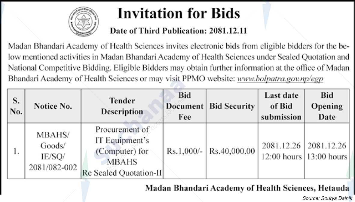 Madan Bhandari Academy of Health Sciences, Hetauda
