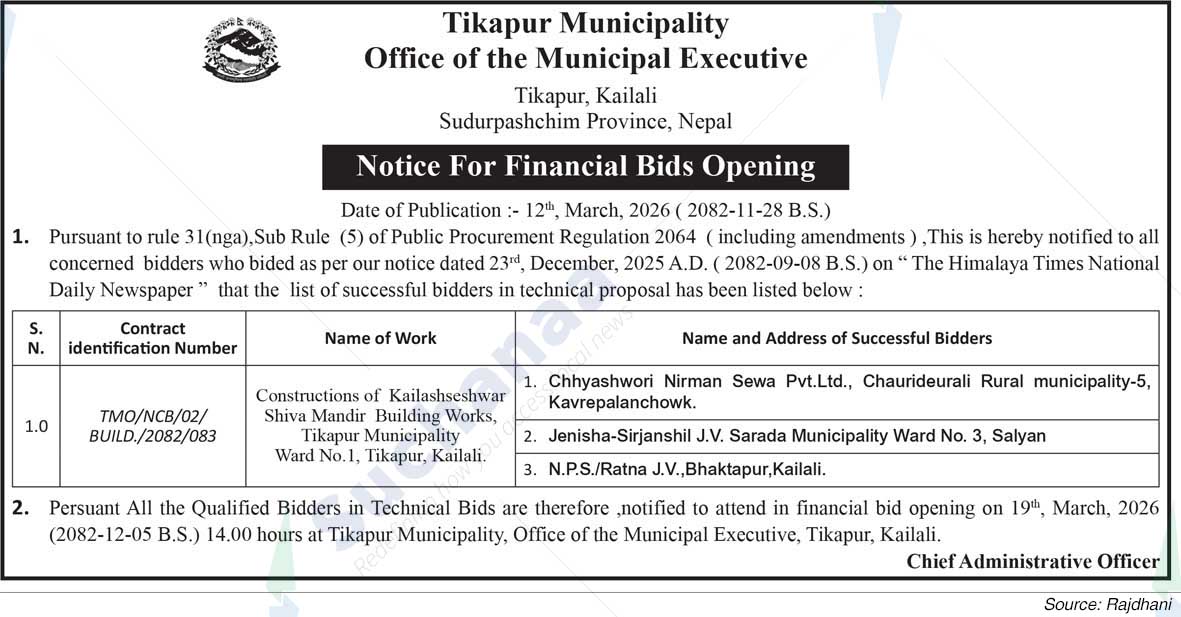 Tikapur Municipality