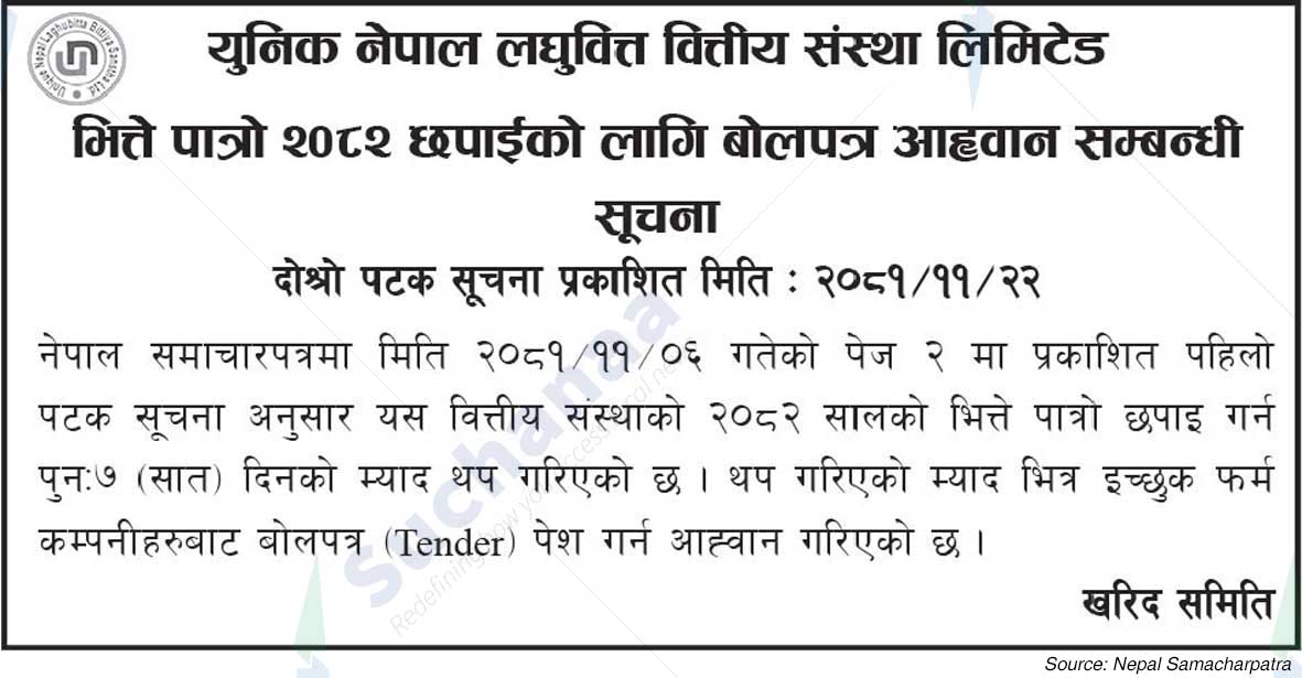 Unique Nepal Laghubitta Bittiya Sangstha Limited