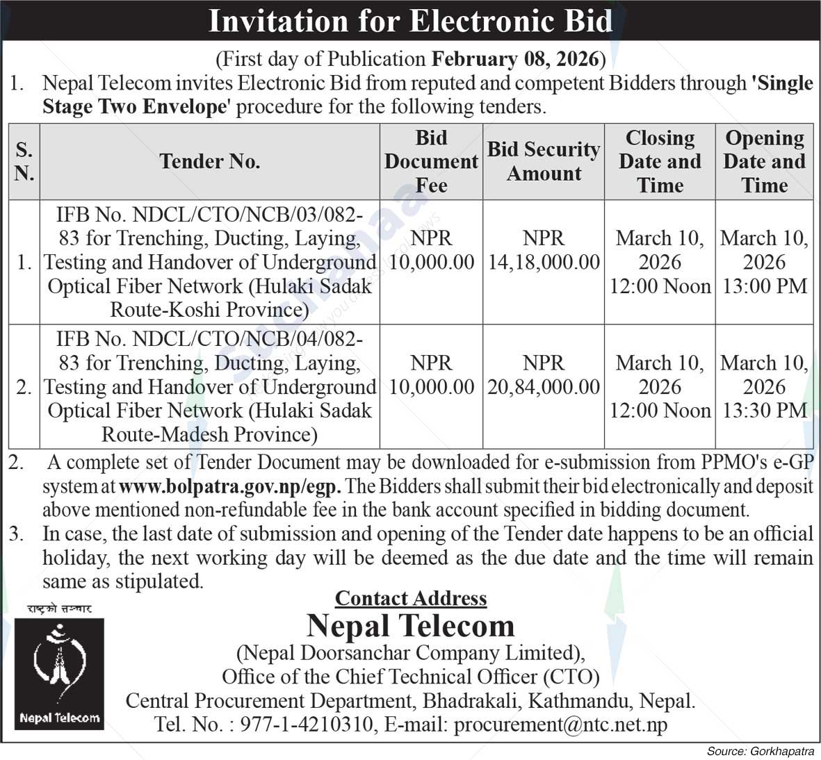 Nepal Doorsanchar Company Limited (NTC)
