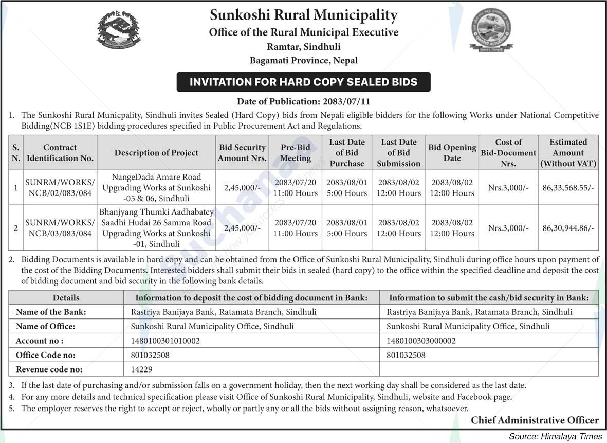 Sunkoshi Rural Municipality