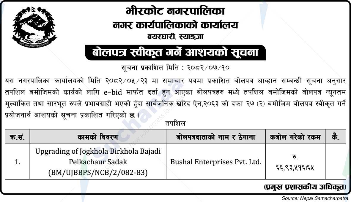 Bheerkot Municipality