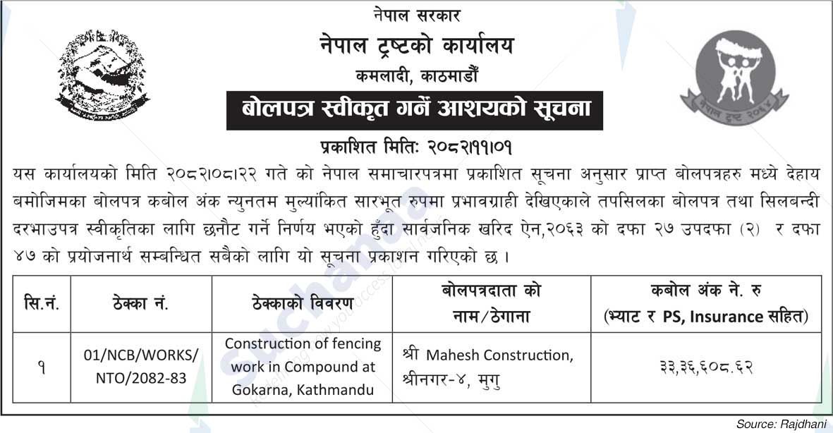 Office of Nepal Trust, Kamaladi, Kathmandu