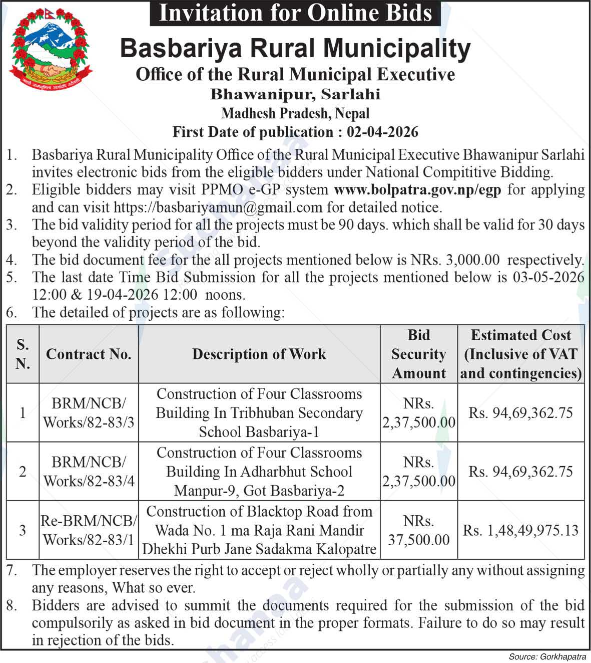 Basbariya Rural Municipality