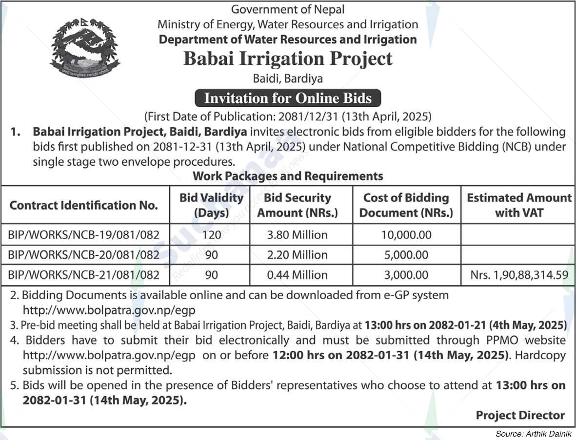 Babai Irrigation Project