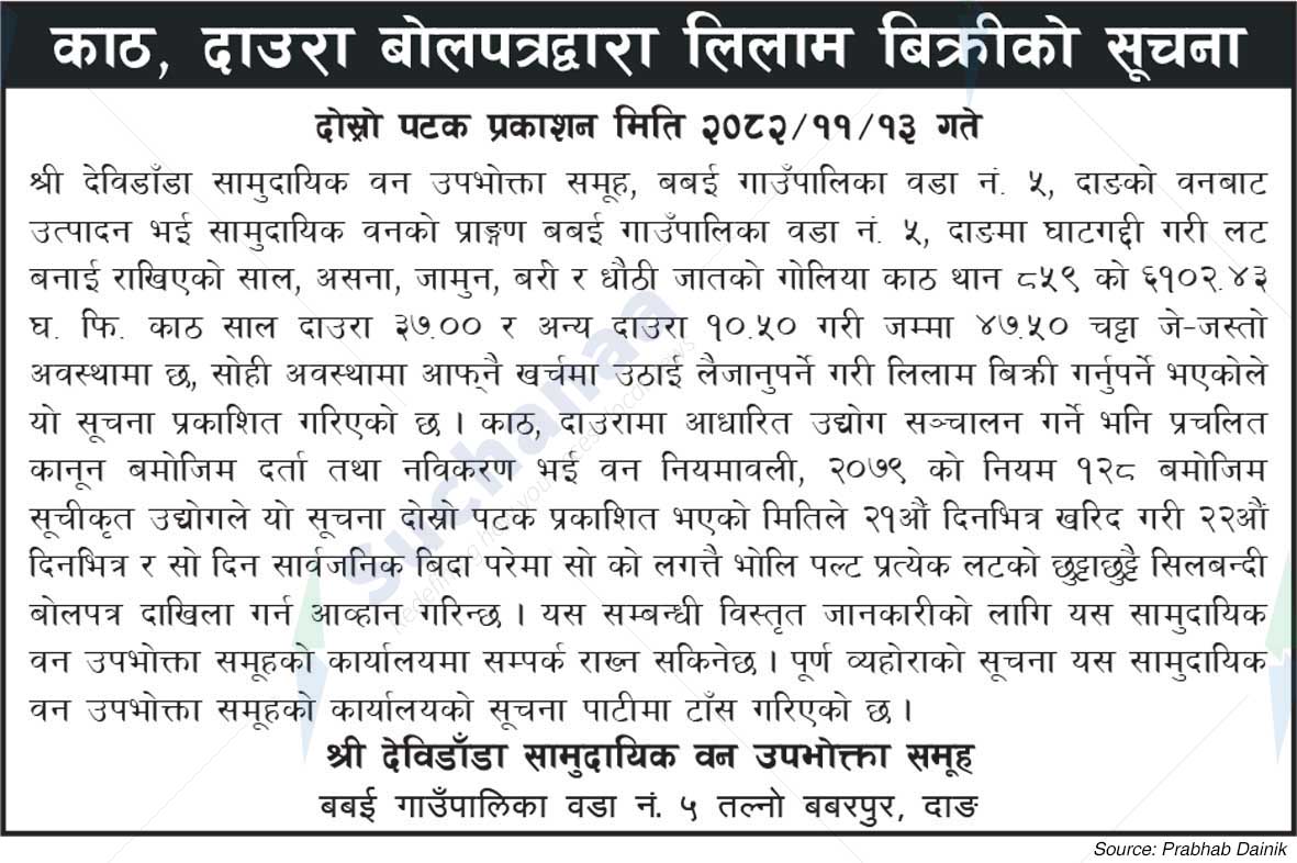 Shree Devidanda Saa.Wa.Wo.Sa., Dang