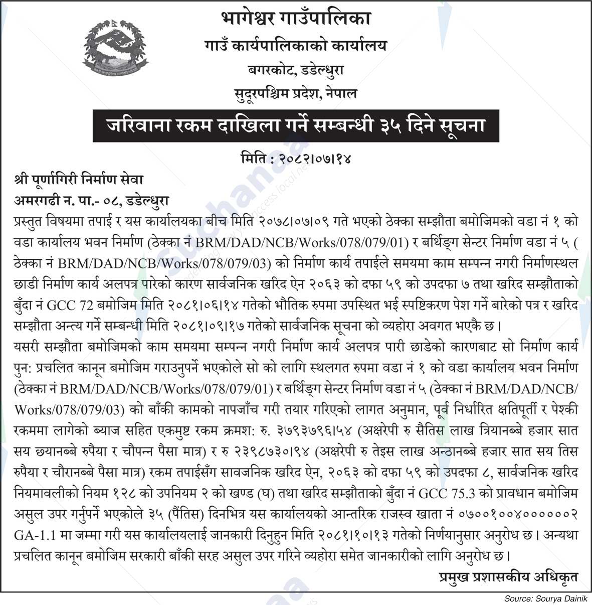 Bhageshwar Rural Municipality