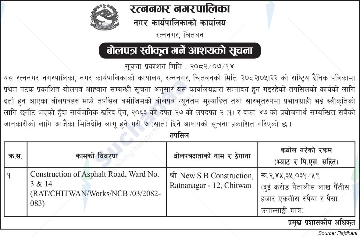 Ratnanagar Municipality