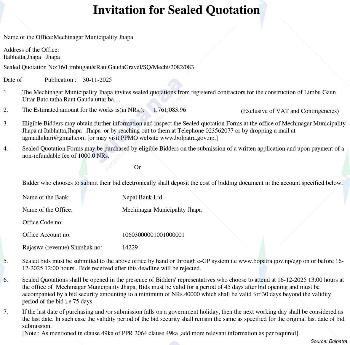 Mechinagar Municipality