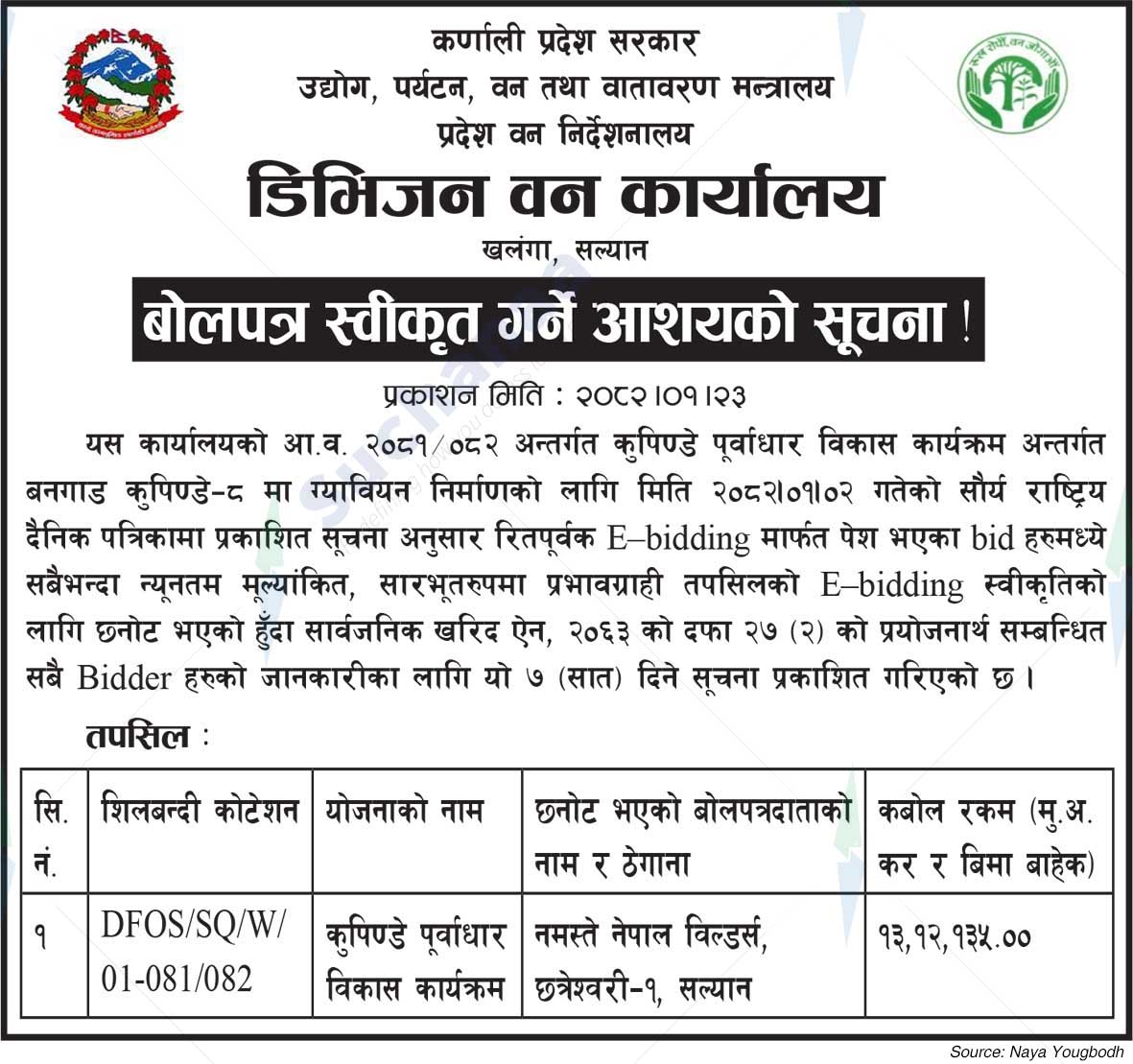 Division Forest Office