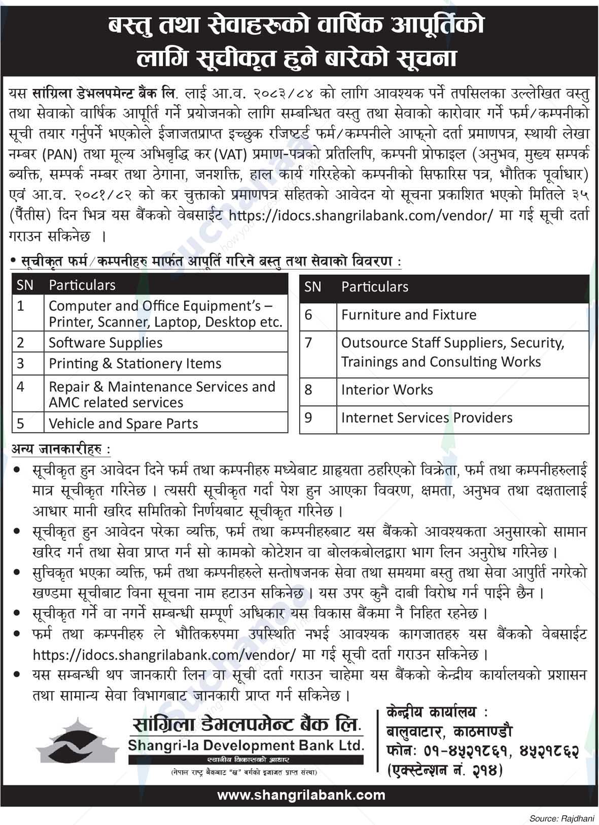 Shangri-la Development Bank