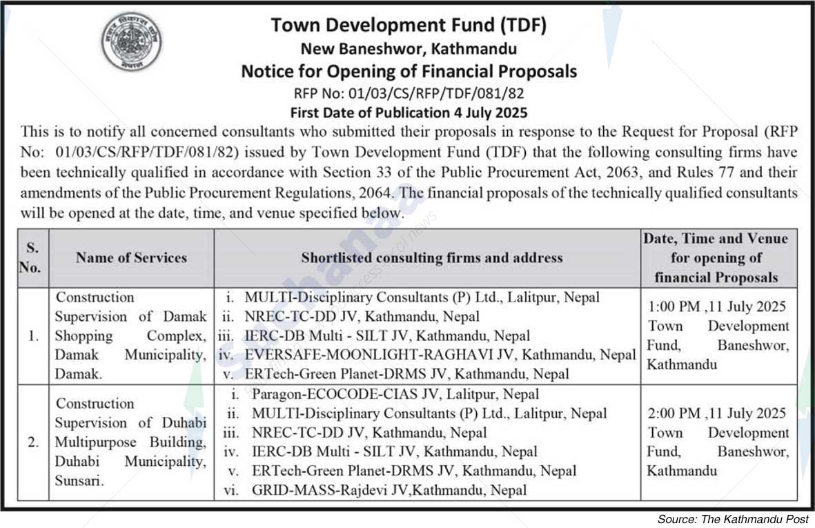Town Development Fund (TDF)